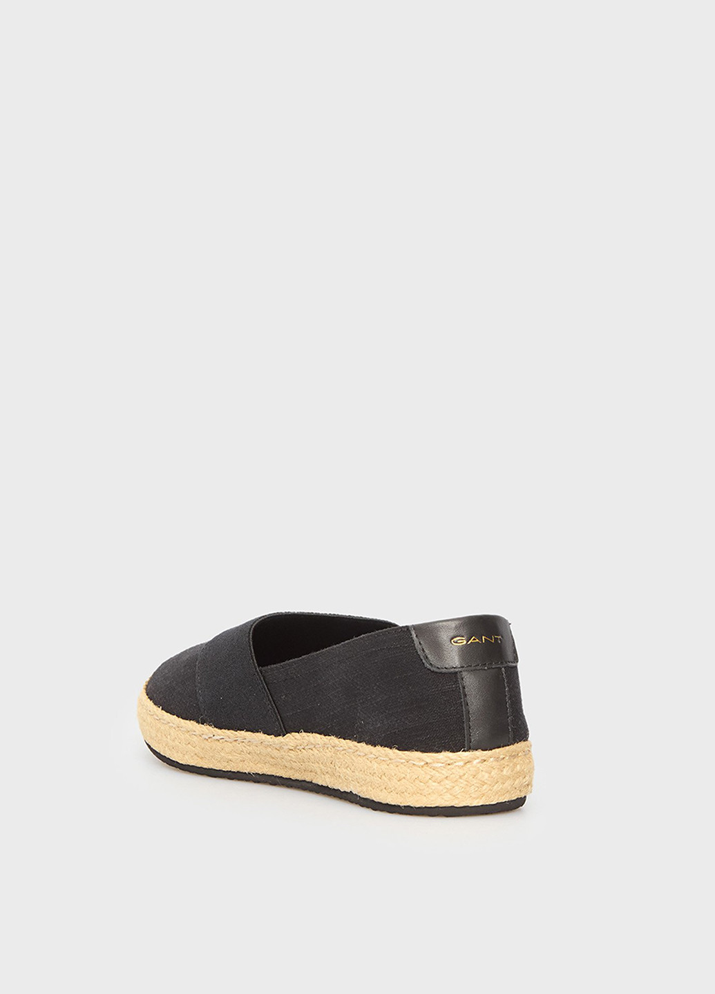 Чёрные эспадрильи Gant однотонный логотип, плетение (347589989)