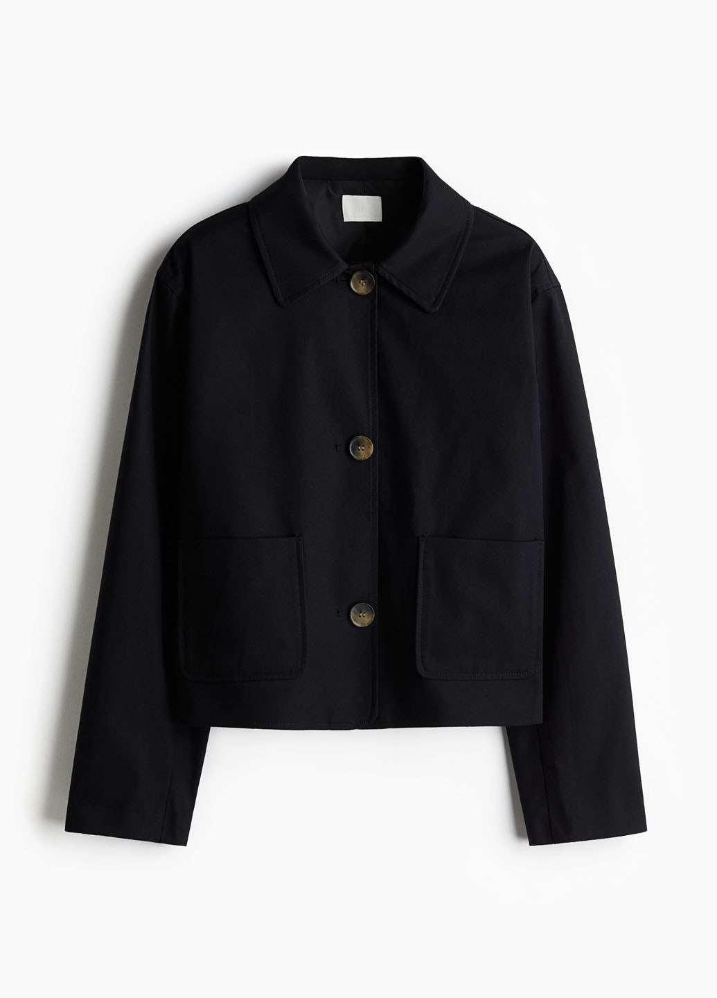 Чорна демісезонна куртка куртка-піджак H&M