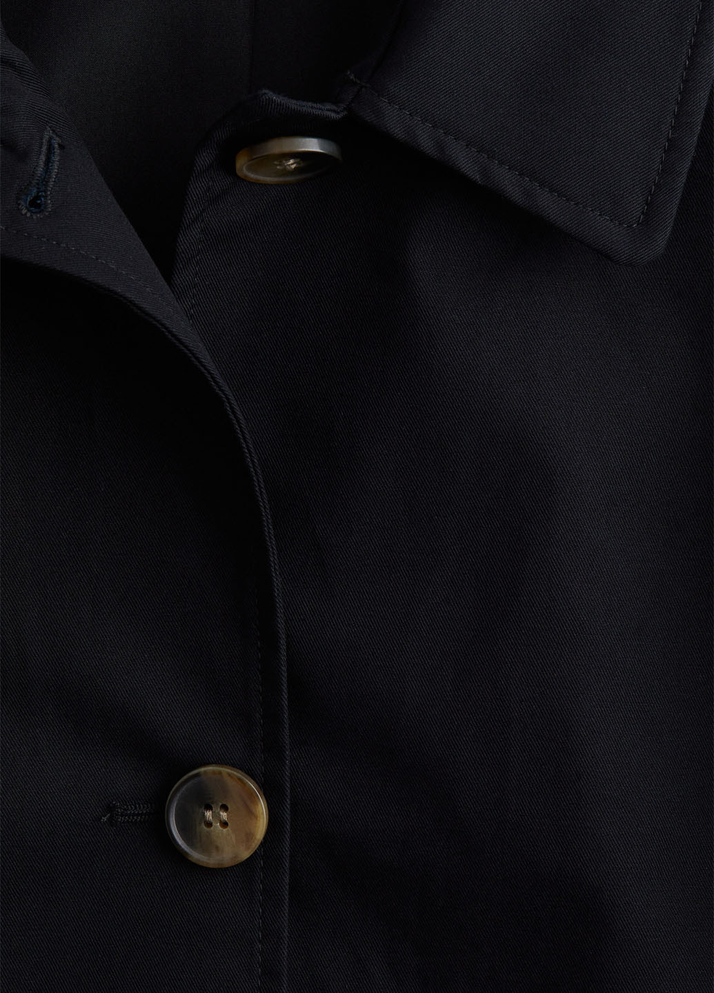 Чорна демісезонна куртка куртка-піджак H&M