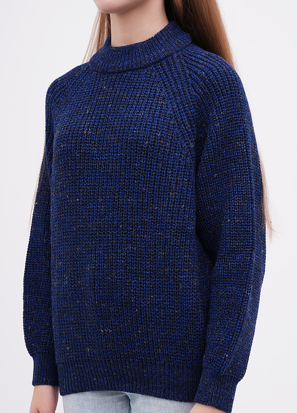 Темно-синий зимний свитер EQUILIBRI