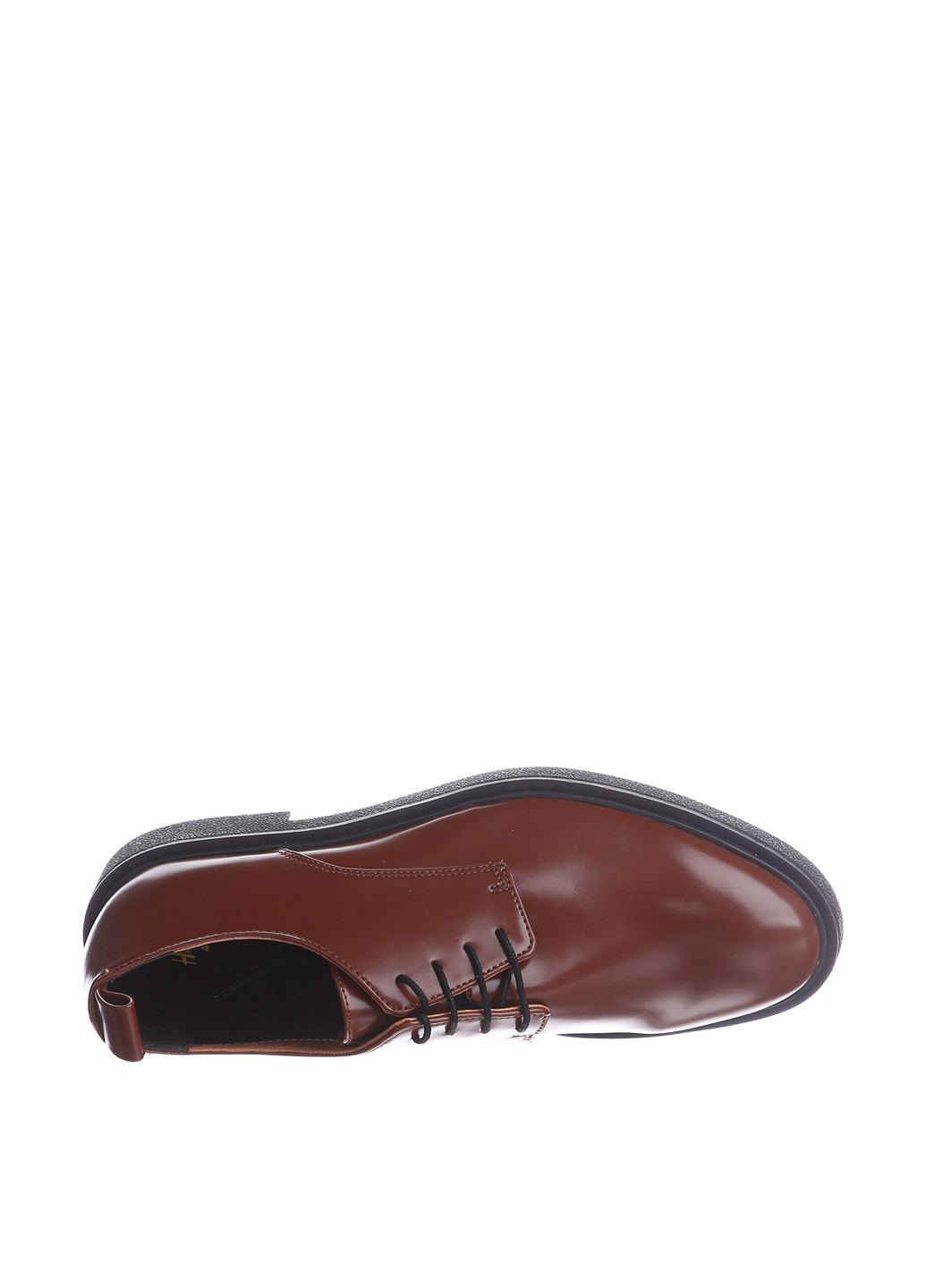 Коричневые классические туфли H&M на шнурках