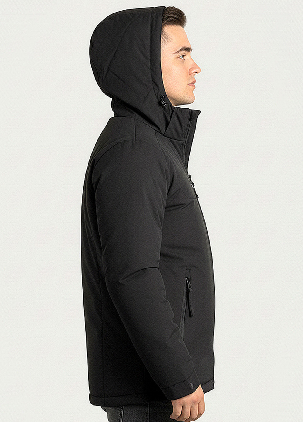 Черная зимняя куртка Sun's House