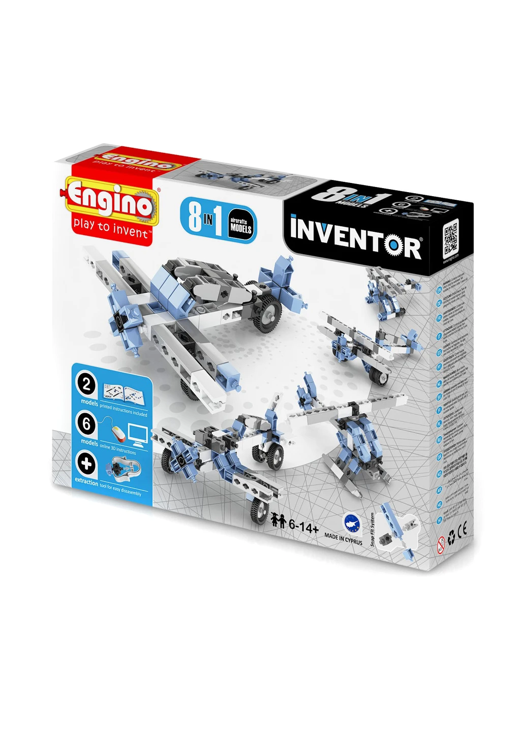 Конструктор серии INVENTOR 8 в 1 - Самолеты Engino (17739857)