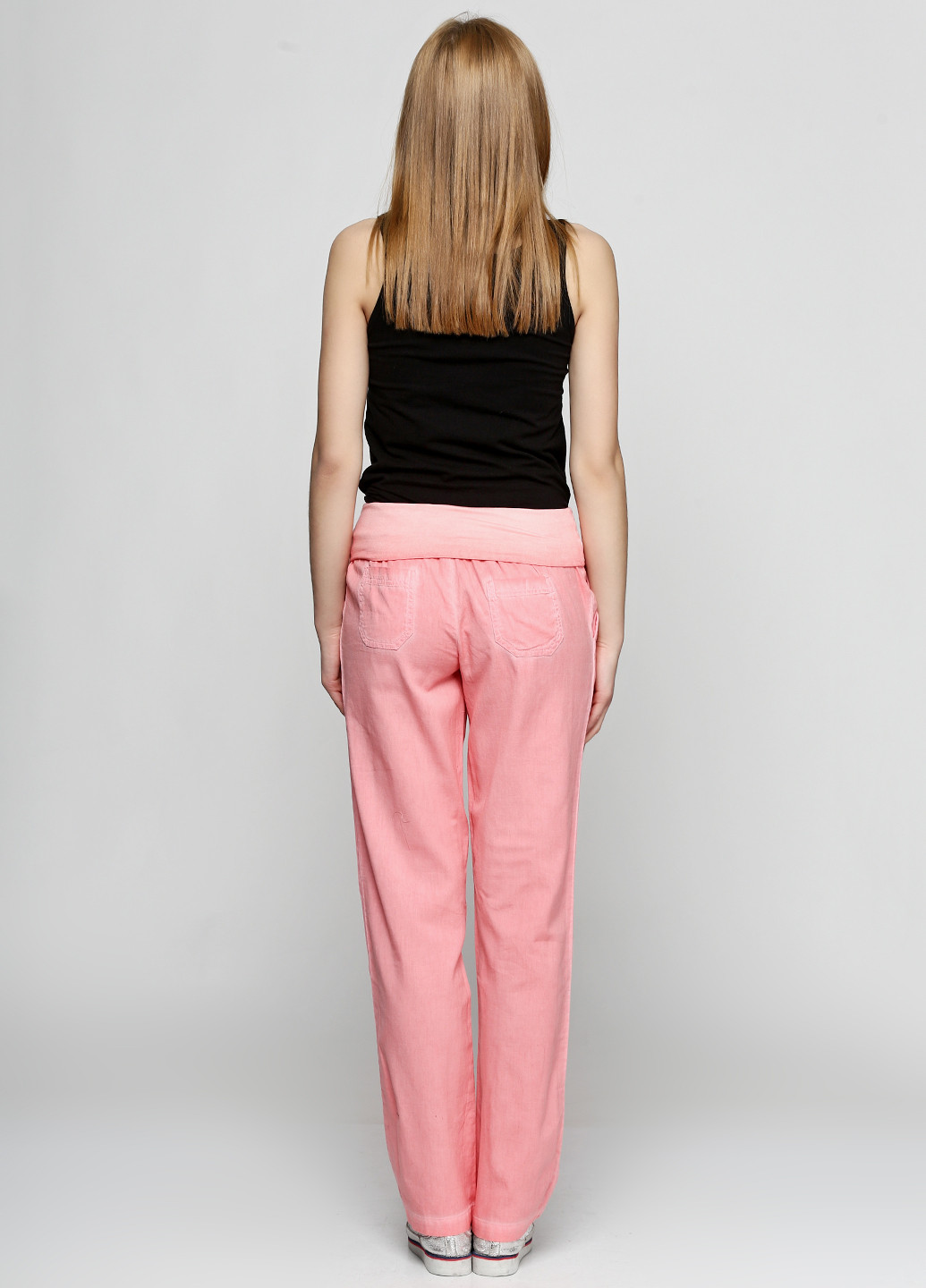 Розовые кэжуал летние прямые брюки Buffalo