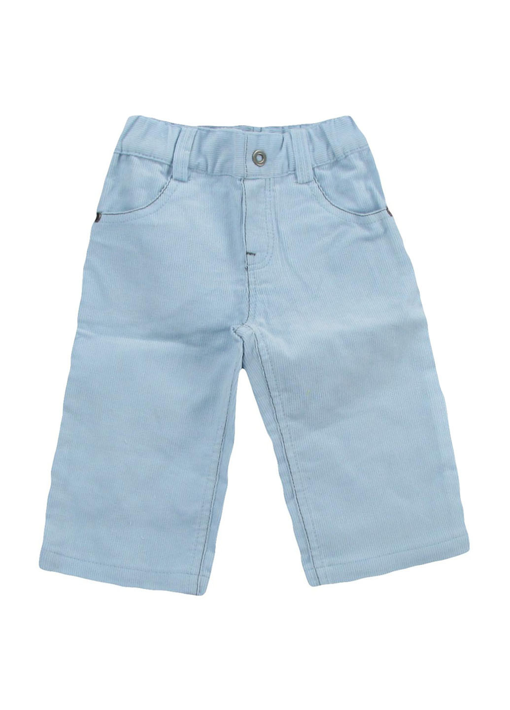 Голубые кэжуал демисезонные брюки прямые Wojcik