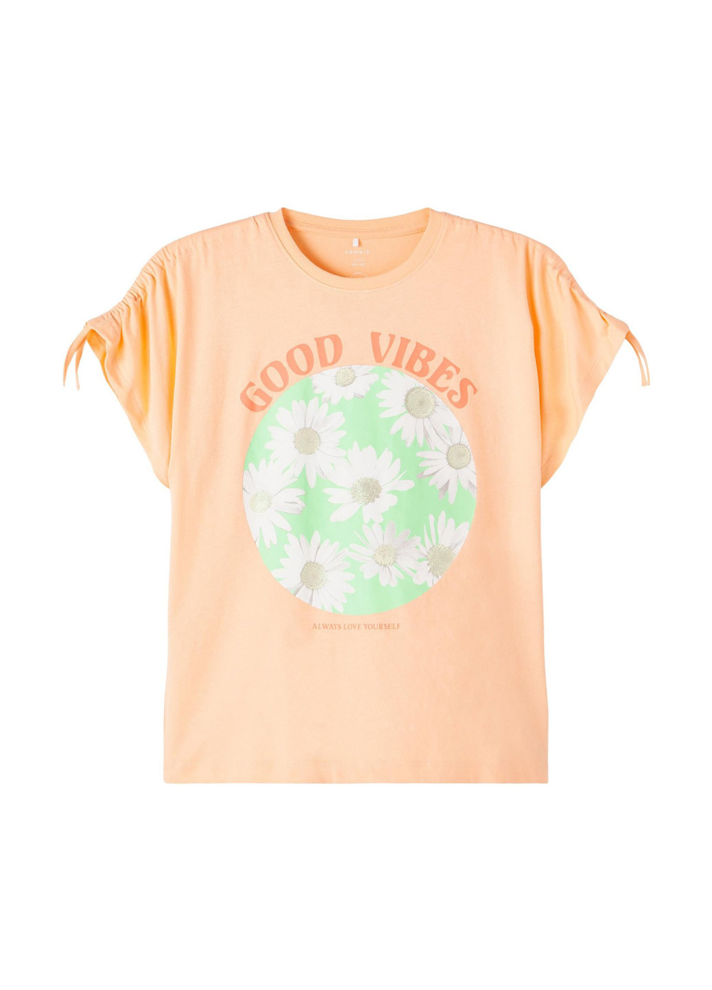 Оранжевая летняя футболка Name it