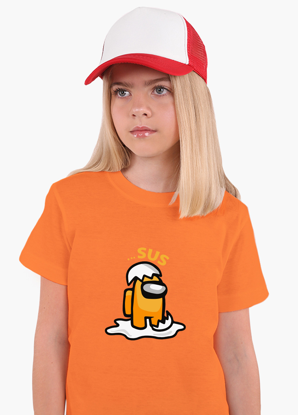 Оранжевая демисезонная футболка детская безликий бог каонаси унесённые призраками (spirited away)(9224-2831) MobiPrint