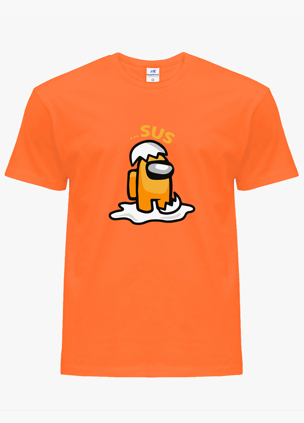 Оранжевая демисезонная футболка детская безликий бог каонаси унесённые призраками (spirited away)(9224-2831) MobiPrint