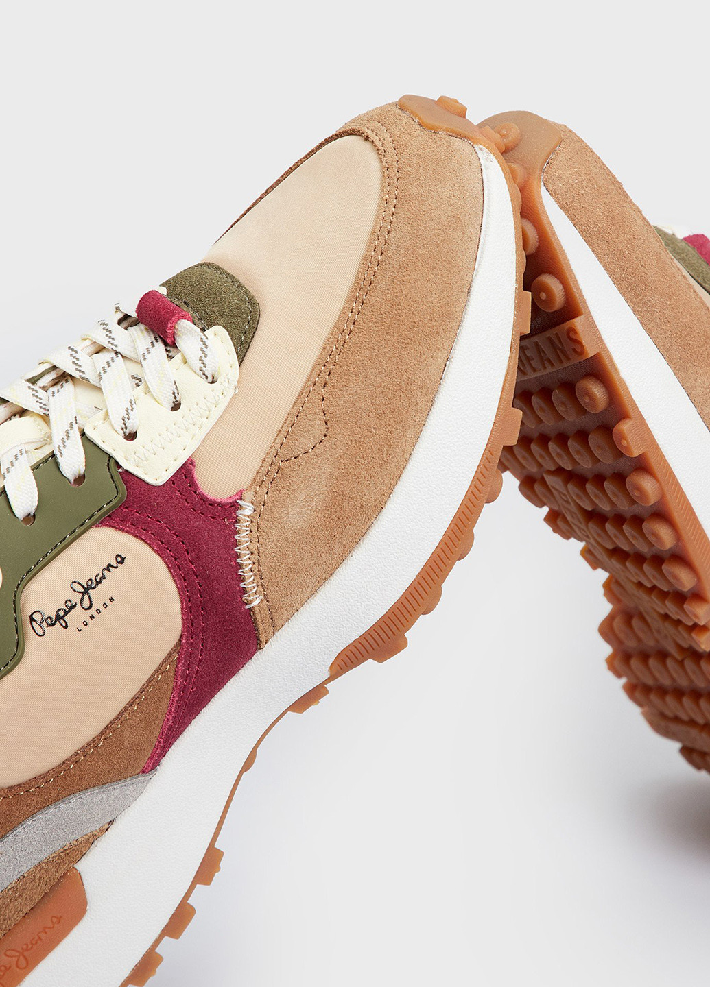 Кроссовки Pepe Jeans коричневые зима (328199857)