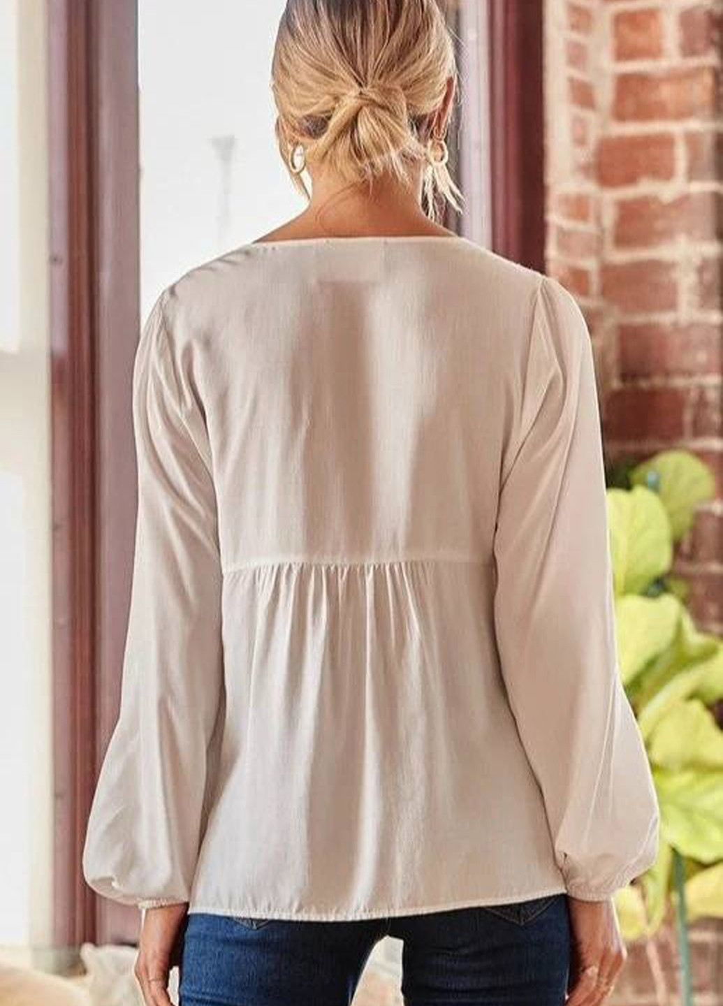 Белая блуза Savanna