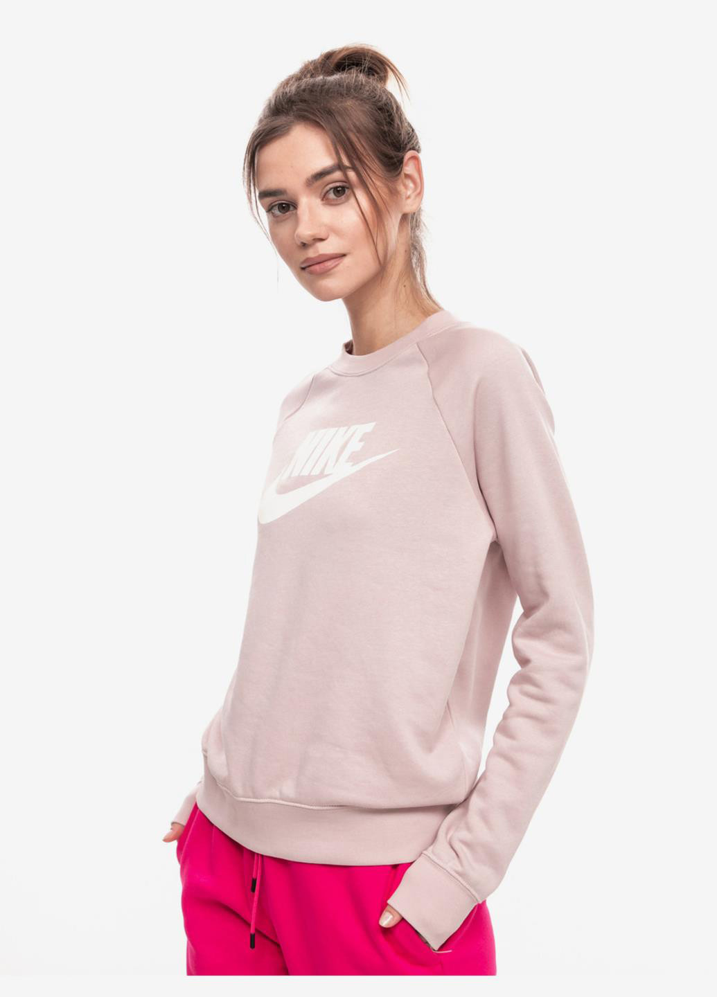 Пудровий світшот bv4112-645 Nike логотип без декору (318277827)