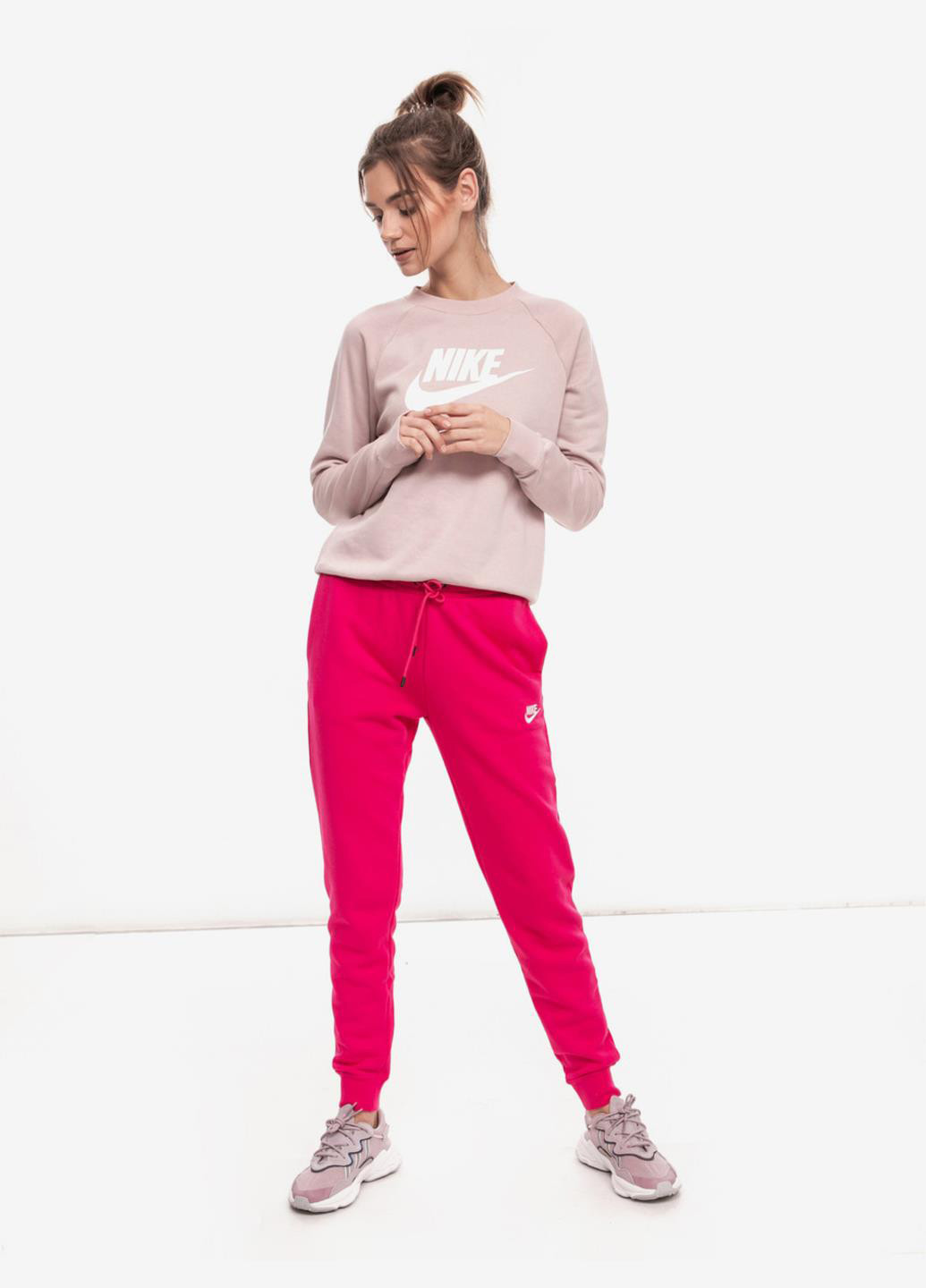 Пудровий світшот bv4112-645 Nike логотип без декору (318277827)