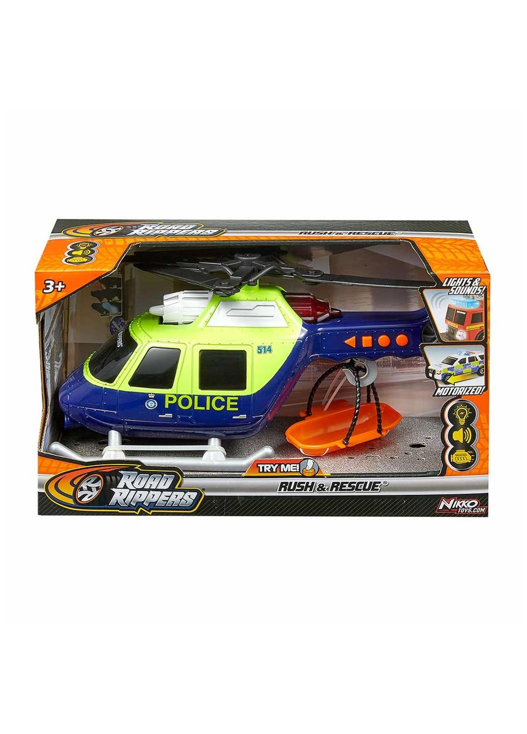 Машина Rush & rescue Полиция (20243) Road Rippers (254066280)