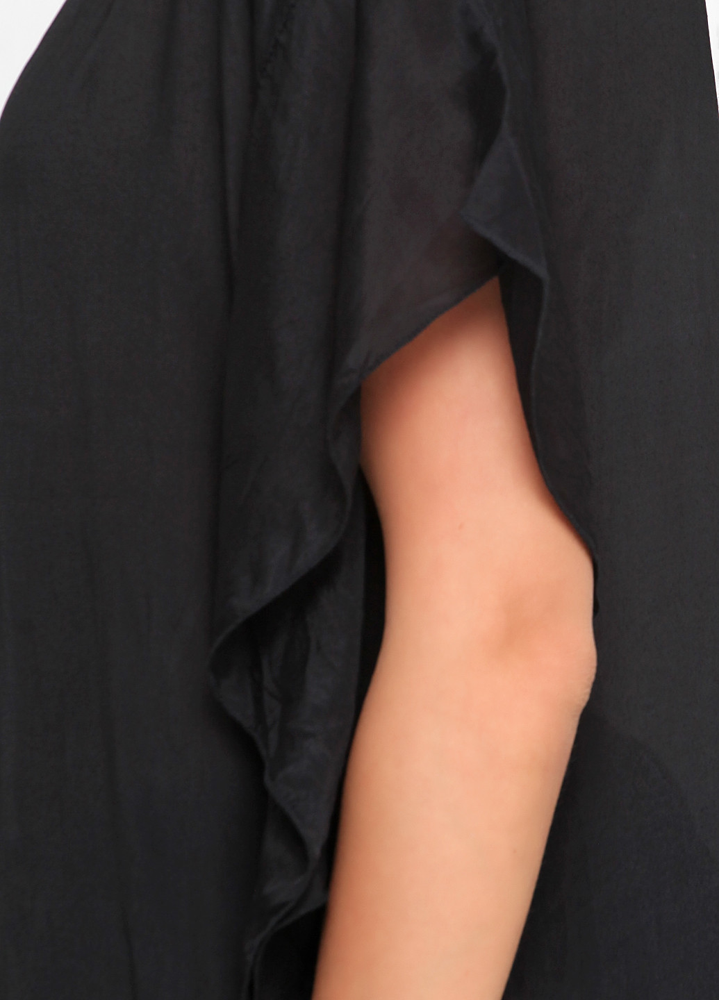 Чорна літня блуза Paolo Casalini