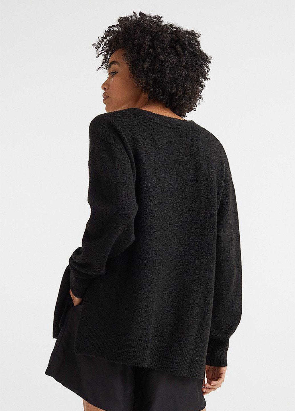 Черный демисезонный пуловер пуловер H&M