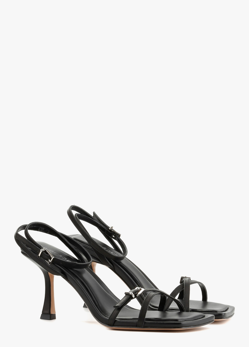 Черные босоножки Le'BERDES с ремешком