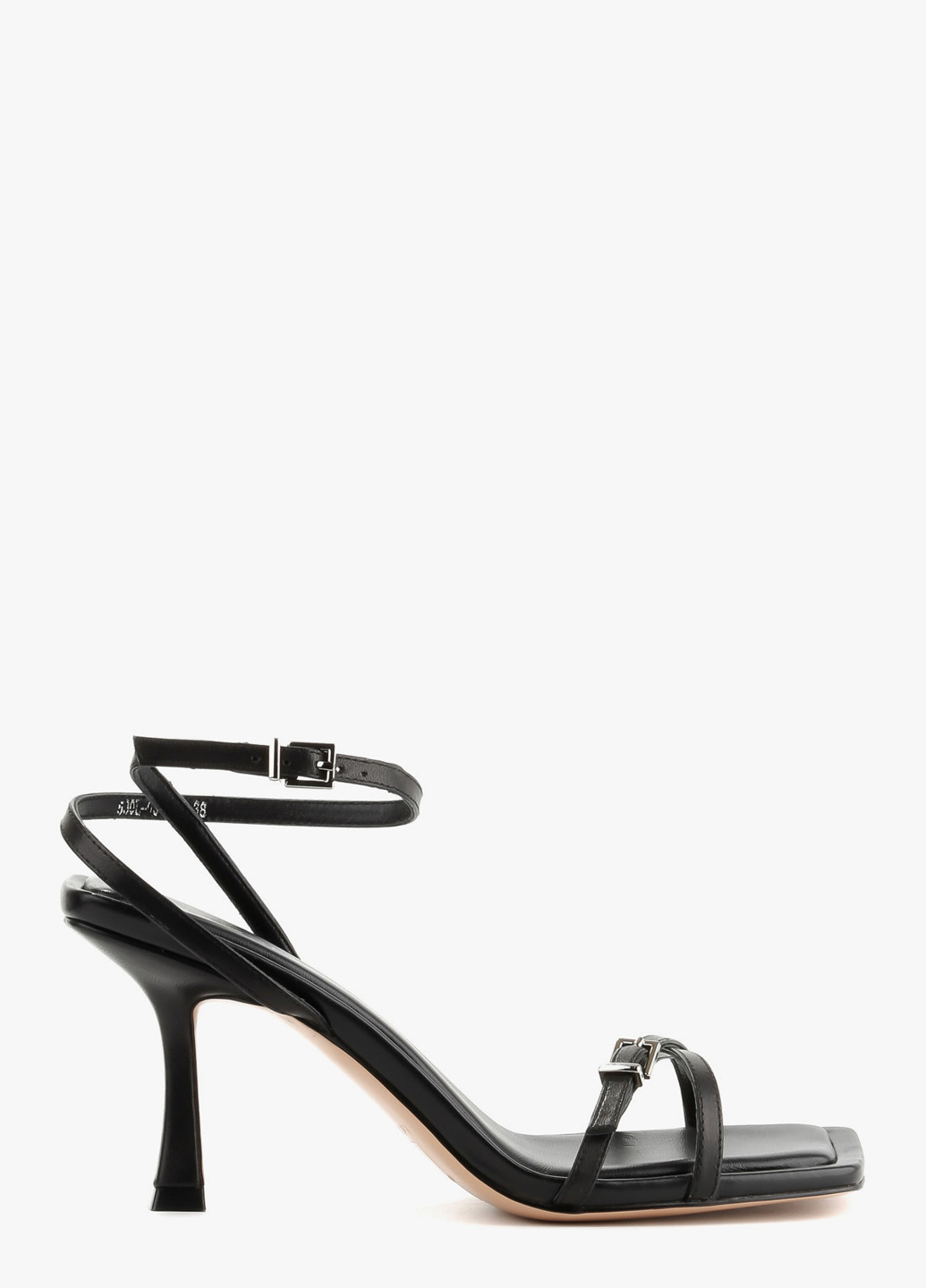 Черные босоножки Le'BERDES с ремешком