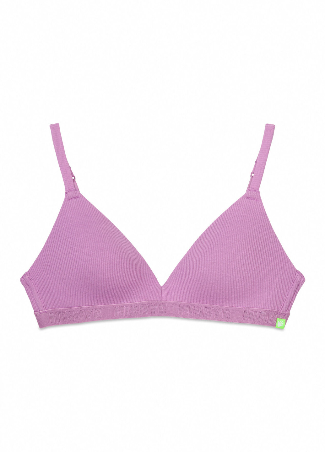 Сиреневый балконет бюстгальтер Hi&Bye без косточек хлопок