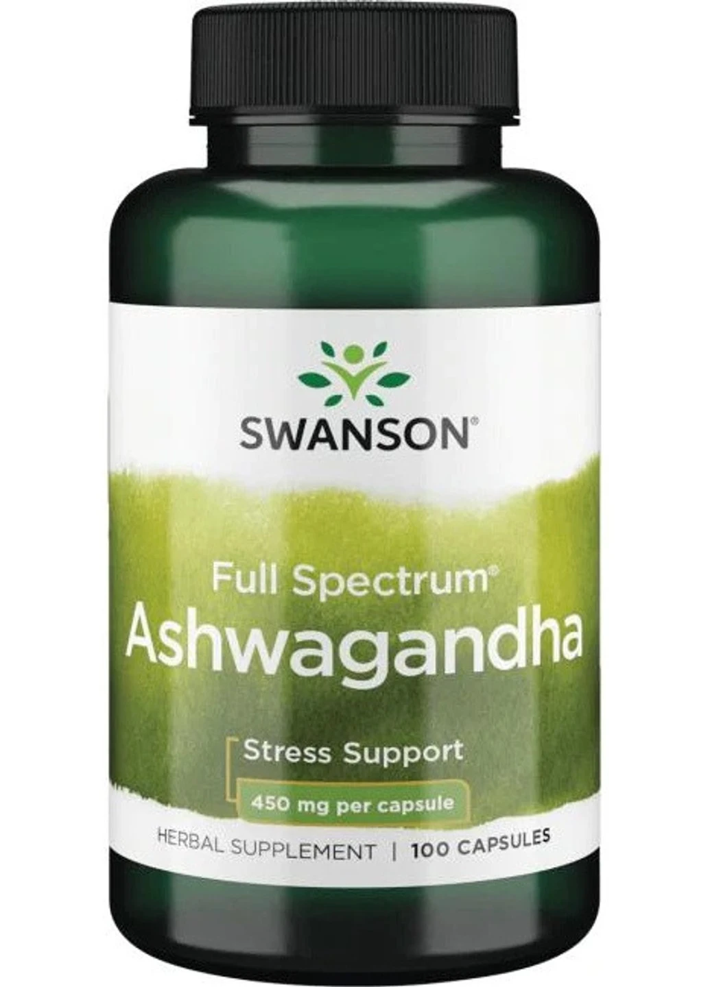 Ашваганда Ashwagandha 450 mg full spectrum 100 капсул Swanson (255407757)