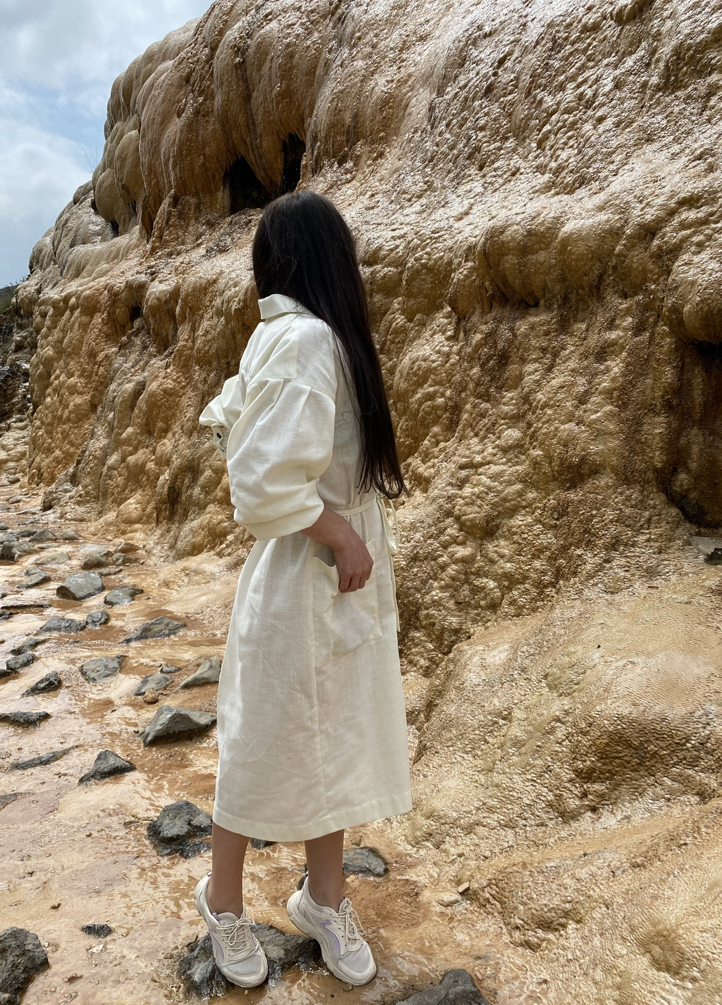 Білий повсякденний cукня Така Барвиста