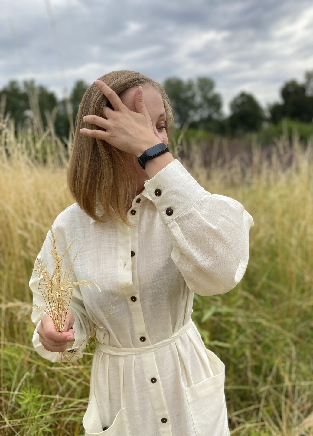 Білий повсякденний cукня Така Барвиста