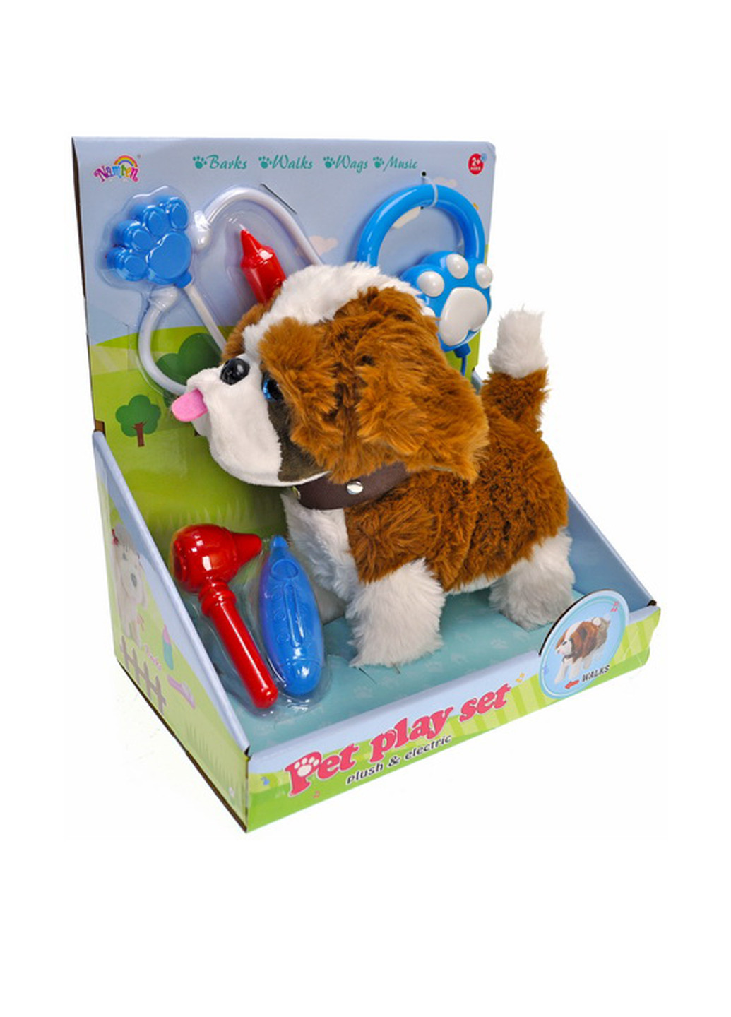 Інтерактивна іграшка Собака на повідку, 27х17х29 см YG Toys (199790912)