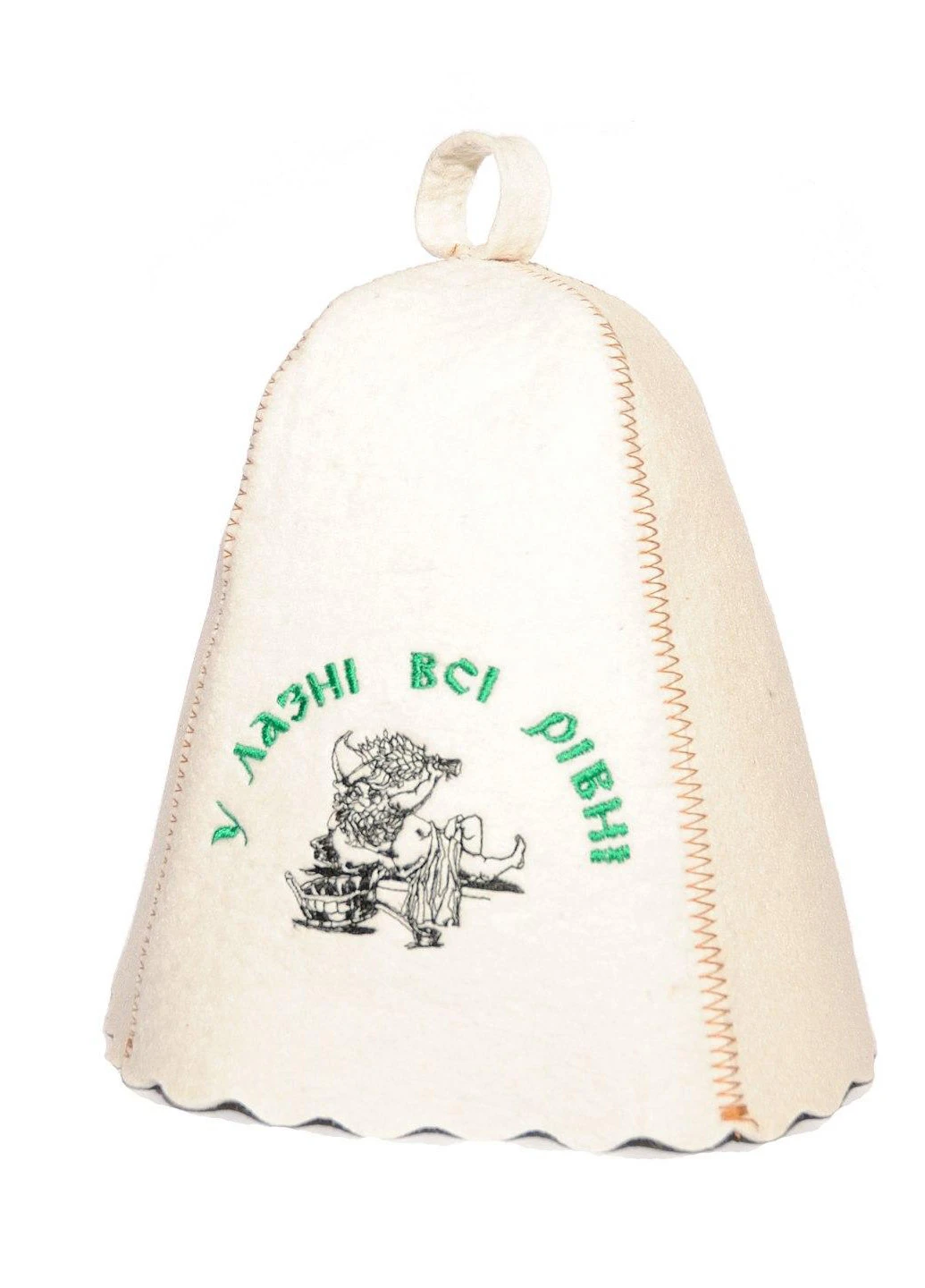 Банная шапка "У лазні всі рівні" Luxyart (189142860)