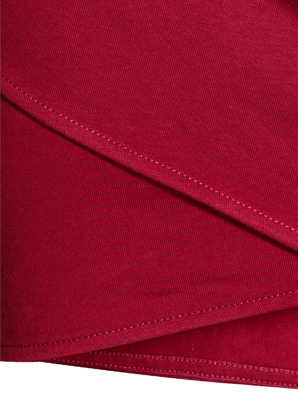 Красная кэжуал однотонная юбка H&M Studio карандаш