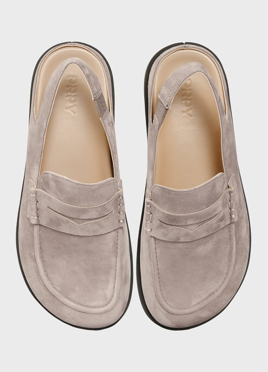 PRPY Туфлі сірий з натуральна замша, китай — літо (334684285)