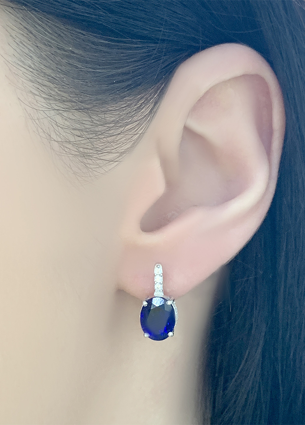 Серьги Silver Flame (164350947)