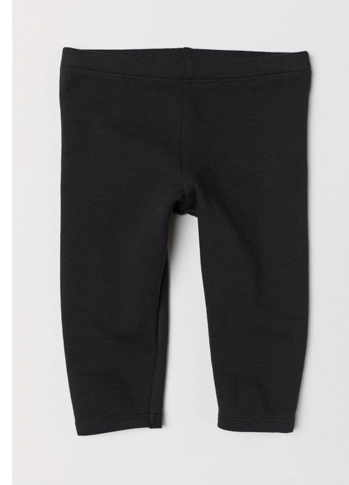 Черные летние леггинсы H&M