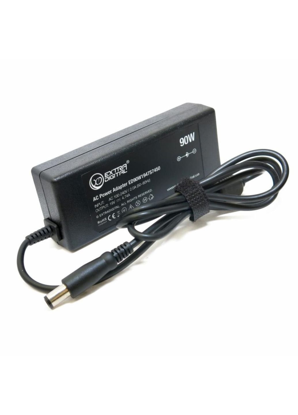 Джерело живлення до ноутбука HP 19V, 4.74A, 90W (7.4x5.0) (PSH3808) EXTRADIGITAL HP 19V, 4.74A, 90W (7.4x5.0) (250054358)