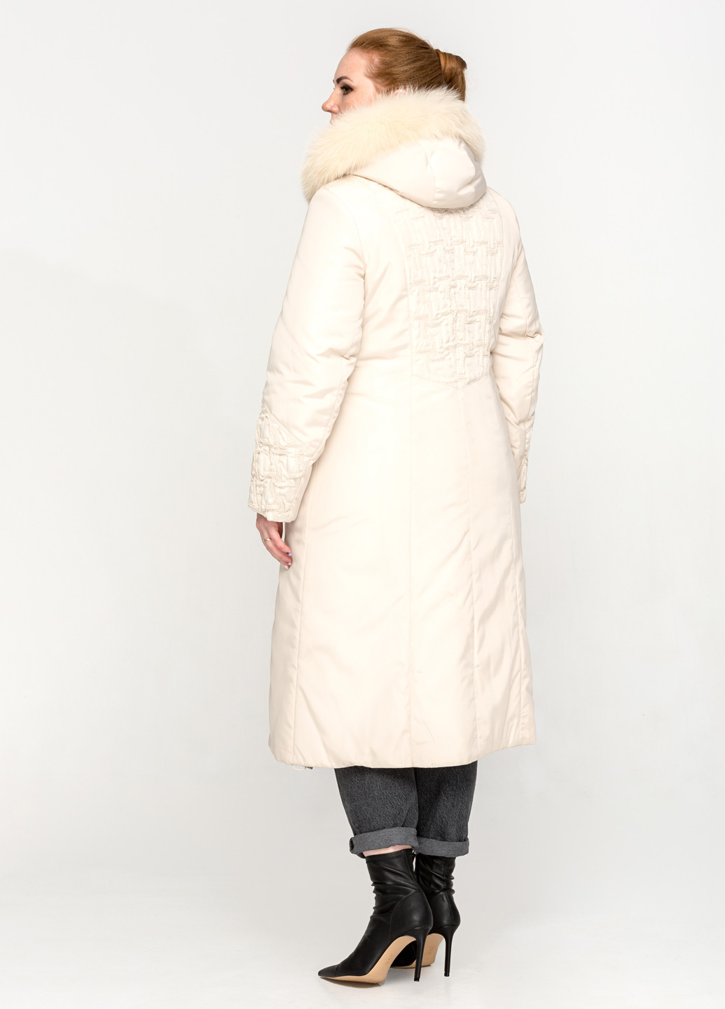 Молочна зимня зимова куртка Mangust