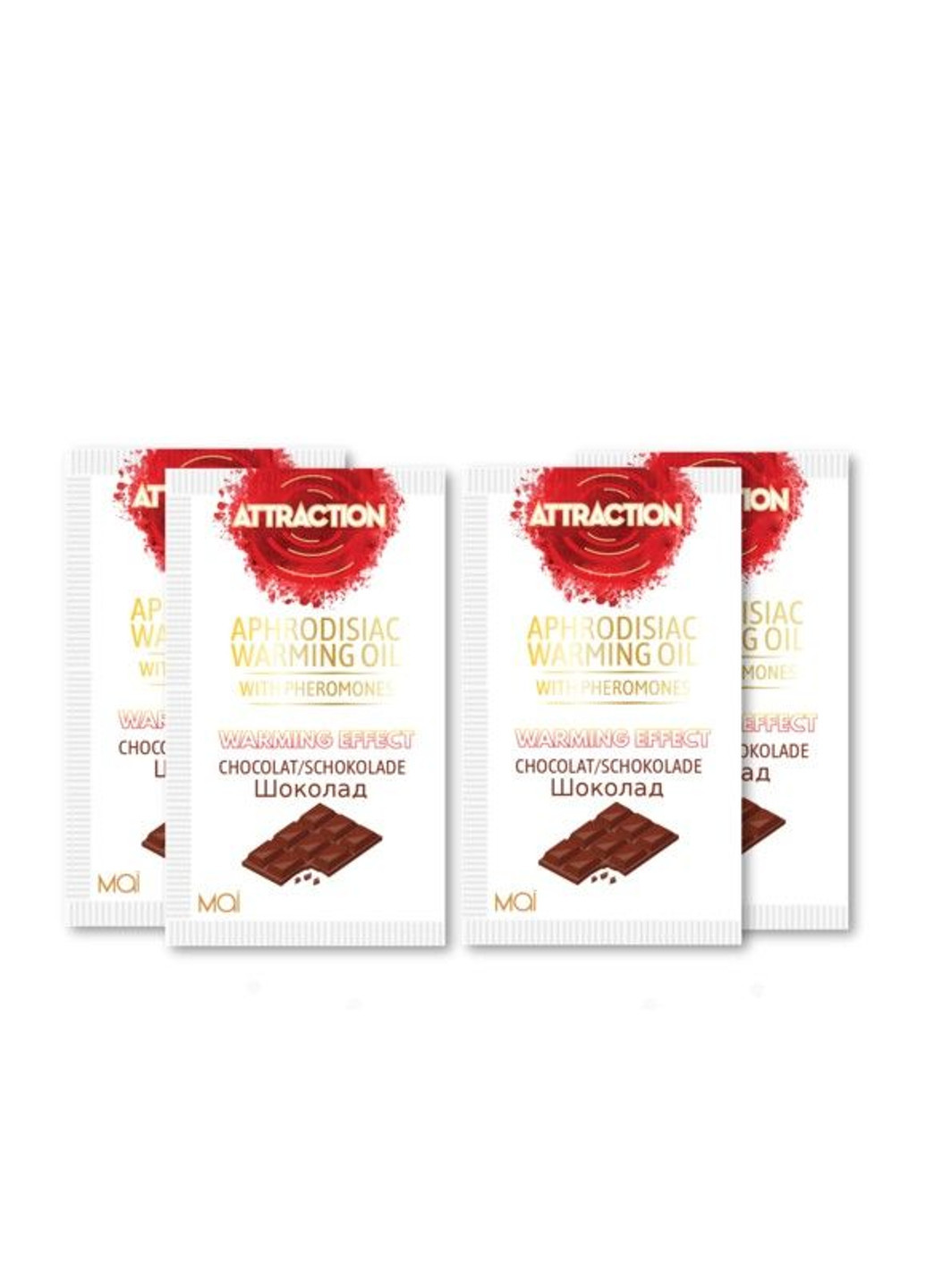 Пробник масажного масла з феромонами PHEROMON MASSAGE OIL CHOCOLATE (10 мл) MAI (252156188)