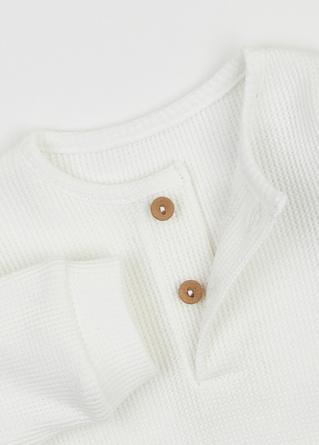 Молочный демисезонный комплект (лонгслив, брюки) KRAKO