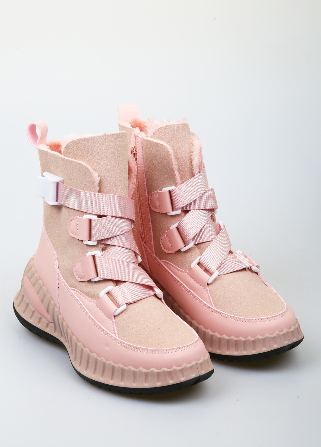 Зимние ботинки Башили из искусственной замши