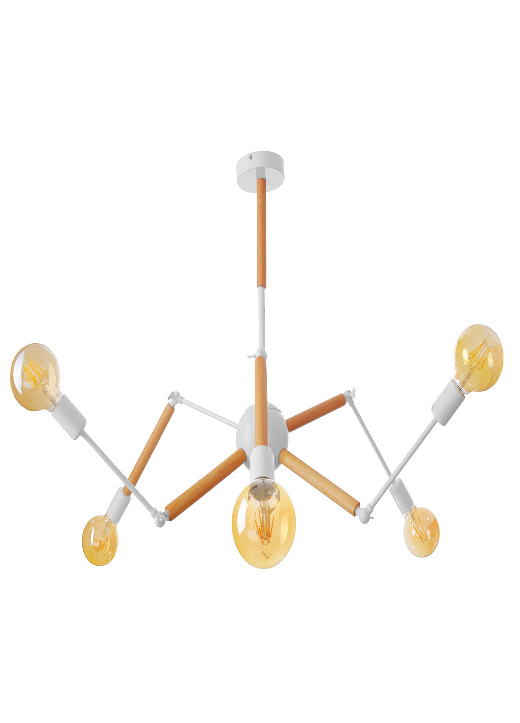 Потолочная люстра BR-01 602S/6 E27 Wood/WH Brille (251891762)