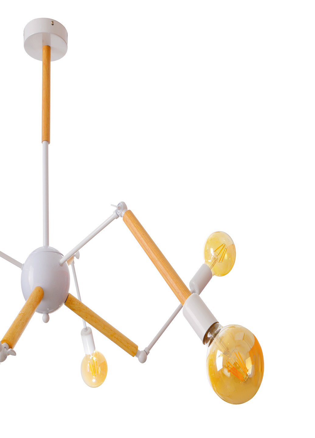 Потолочная люстра BR-01 602S/6 E27 Wood/WH Brille (251891762)