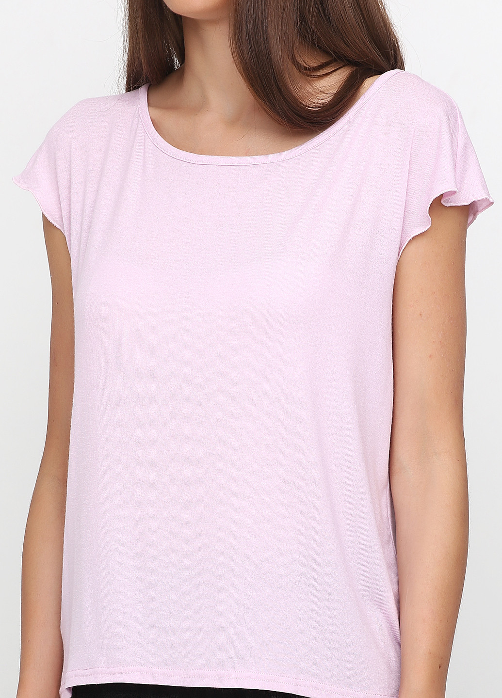 Розовая летняя футболка Jhiva