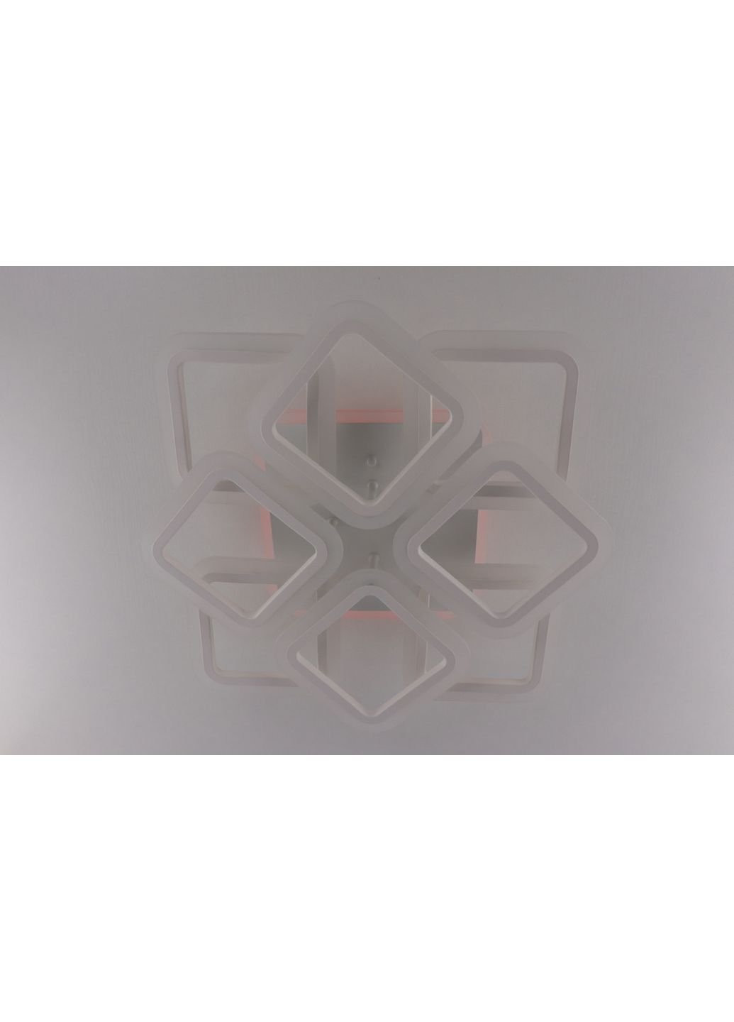 Люстра стельова LED з пультом A2400/4+4S-RGB-wh Білий 11х50х50 см. Sunnysky (253528113)