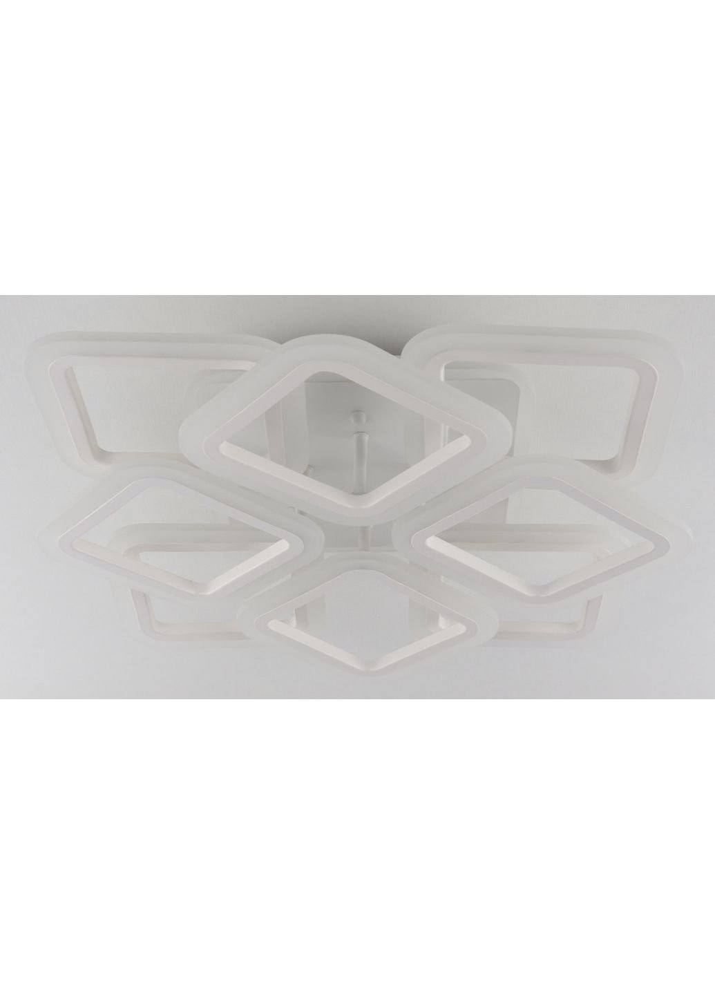 Люстра стельова LED з пультом A2400/4+4S-RGB-wh Білий 11х50х50 см. Sunnysky (253528113)