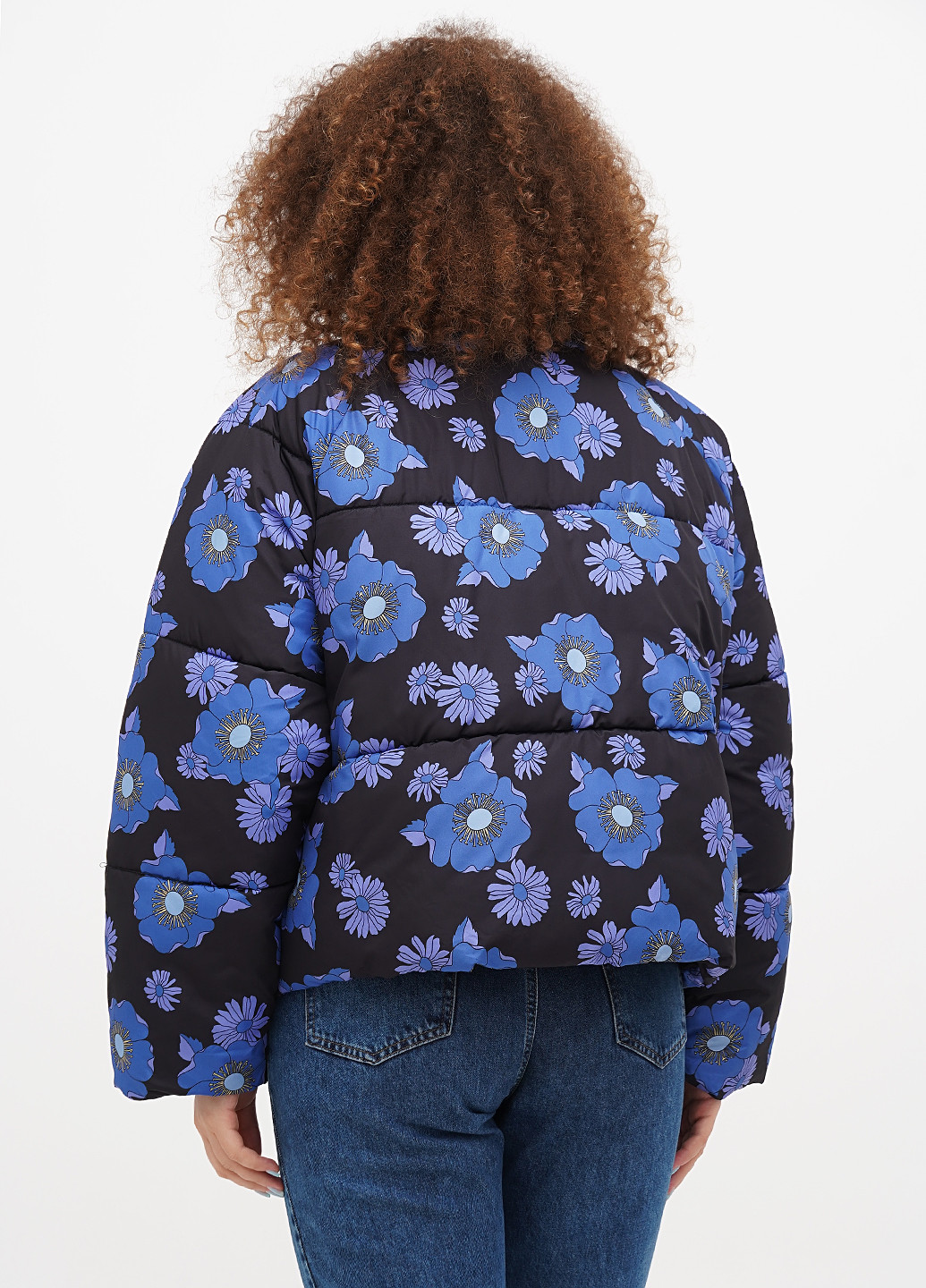 Чорна зимня куртка Monki