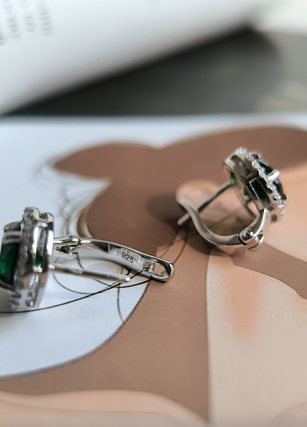 Сережки Silver Flame (354214510)