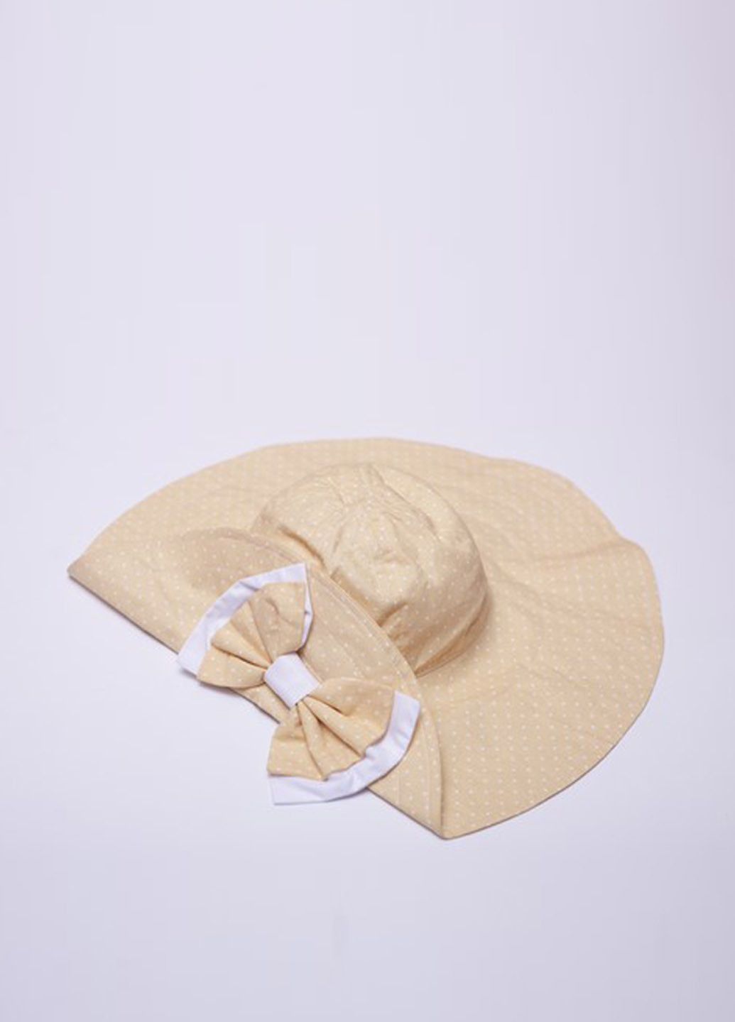 Шляпа Kids Couture однотонная жёлтая кэжуал
