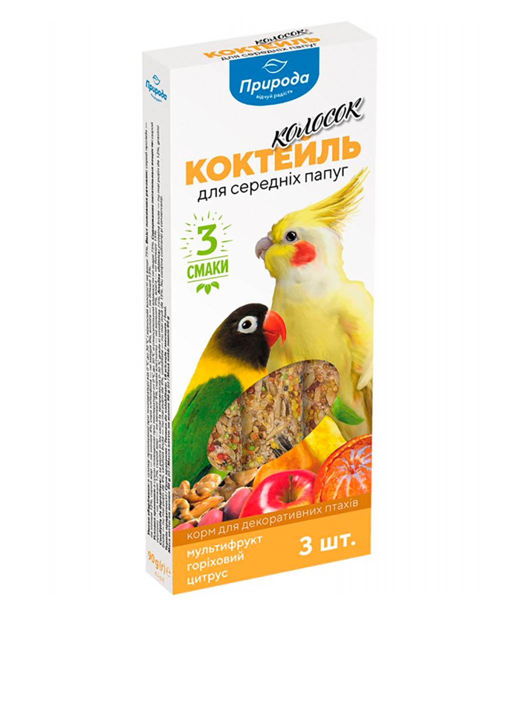Сухой корм Колосок Коктейль, 90 г Природа (251149972)
