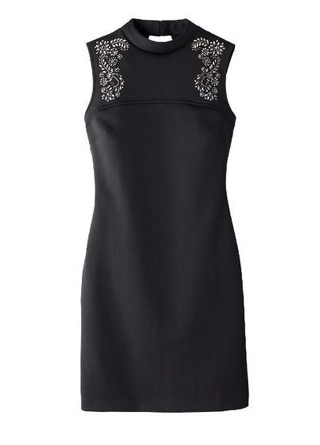 Черное коктейльное платье футляр Signature Collection однотонное