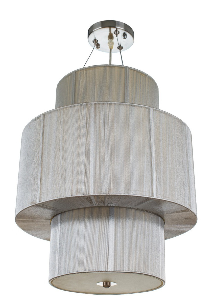 Люстра підвісна з абажуром BR-494S/4 Silver Brille (253887068)