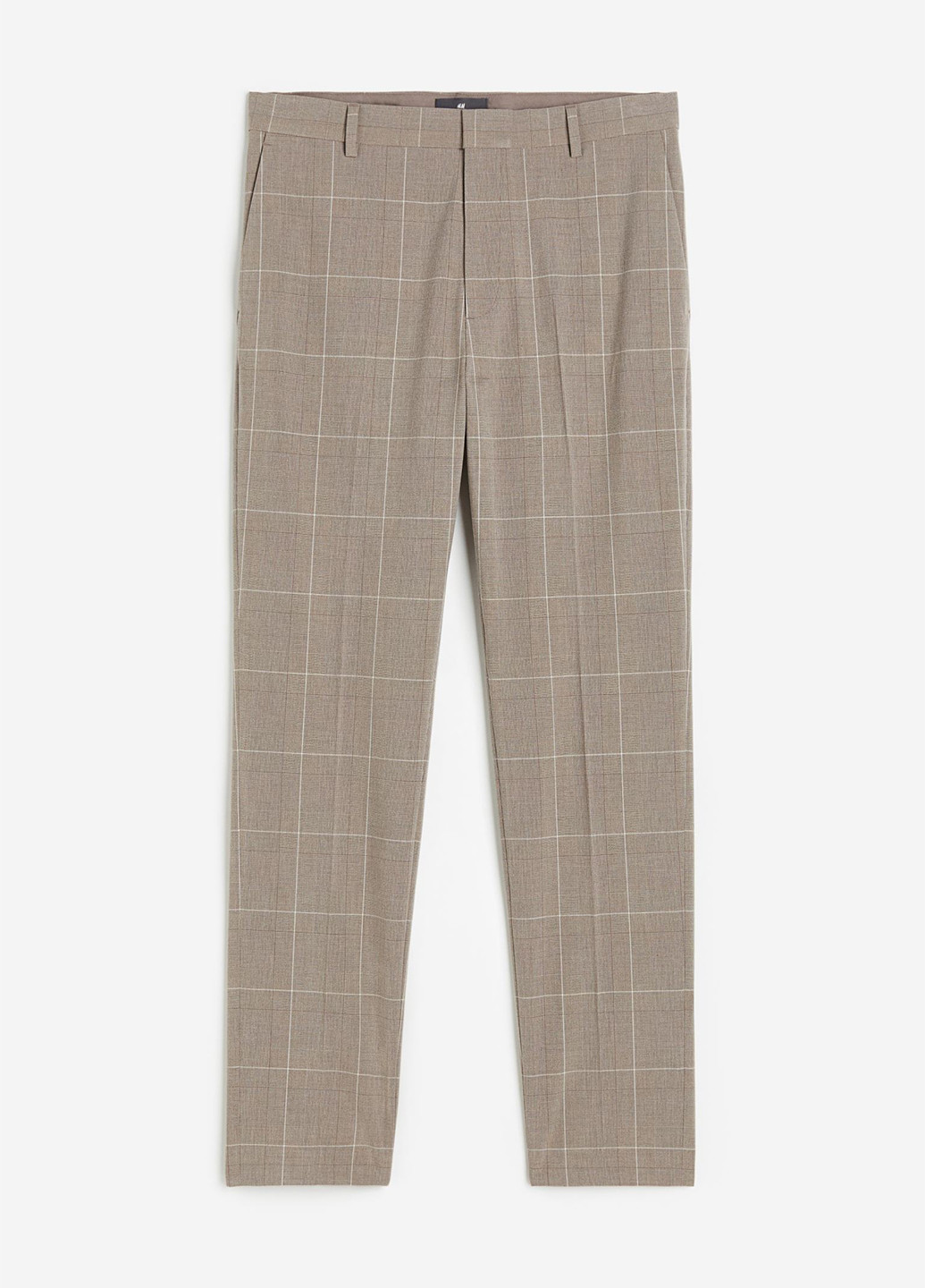 Бежевые кэжуал, классические демисезонные классические брюки H&M