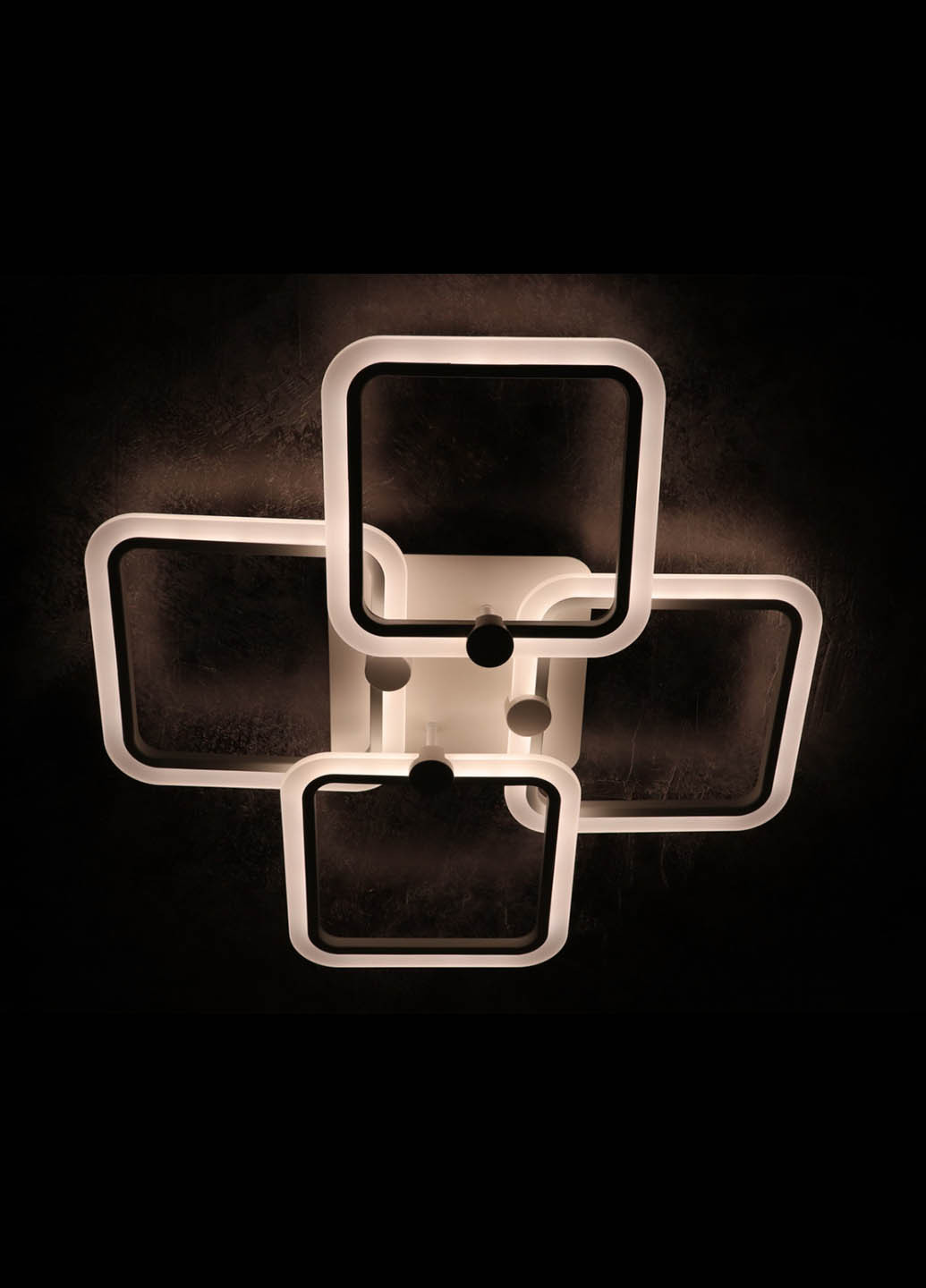 Люстра стельова LED з пультом A2503 / 4S-wh Білий 11х62х63 см. Handmade (234537830)