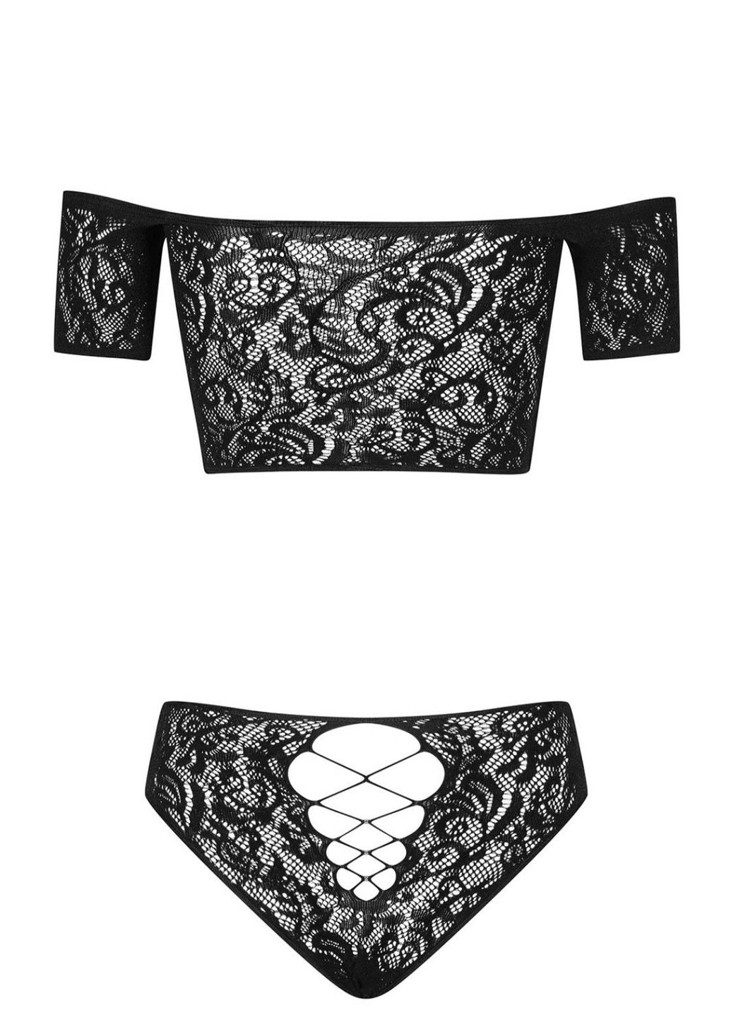 Черный демисезонный комплект Obsessive